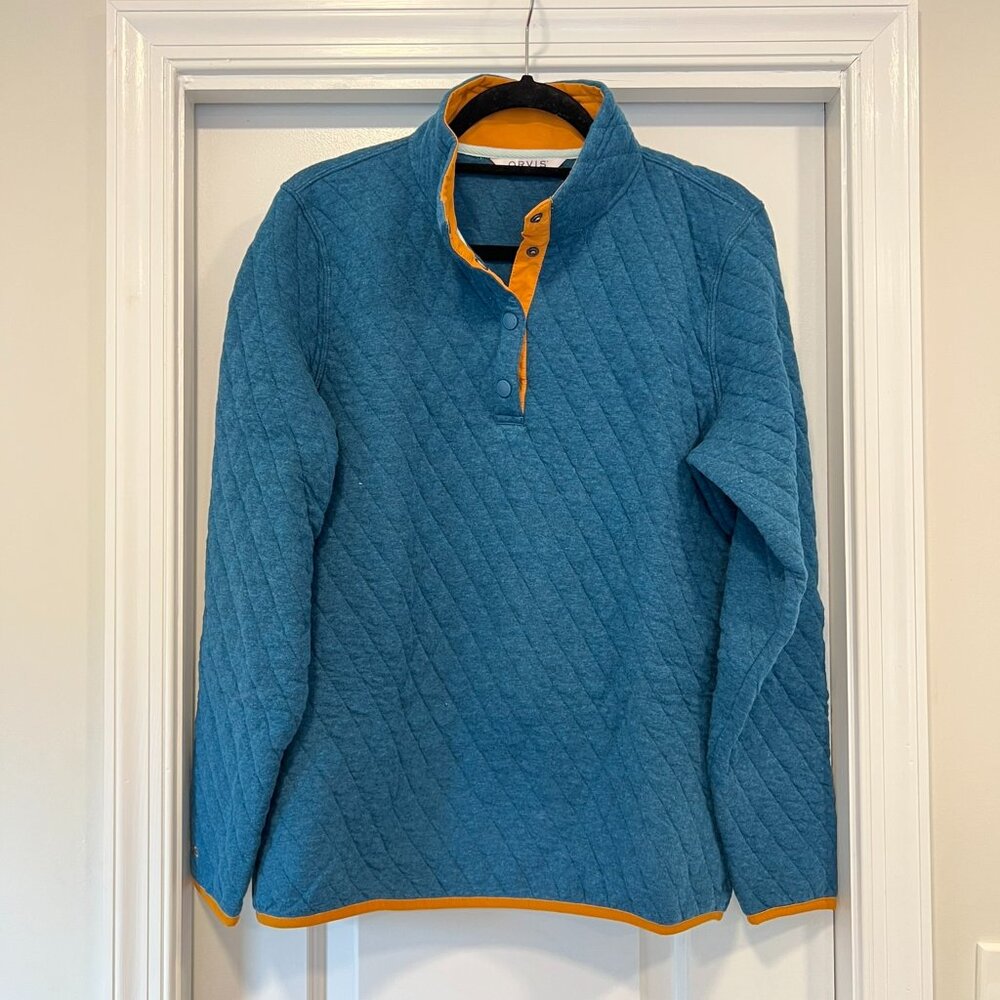 Orvis Outdoor Quilted Snap Sweatshirt